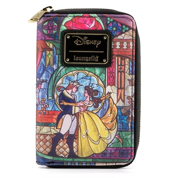Loungefly Disney Princess Castle Series Beauty and The Beast Belle Wallet - Picture 1 of 9